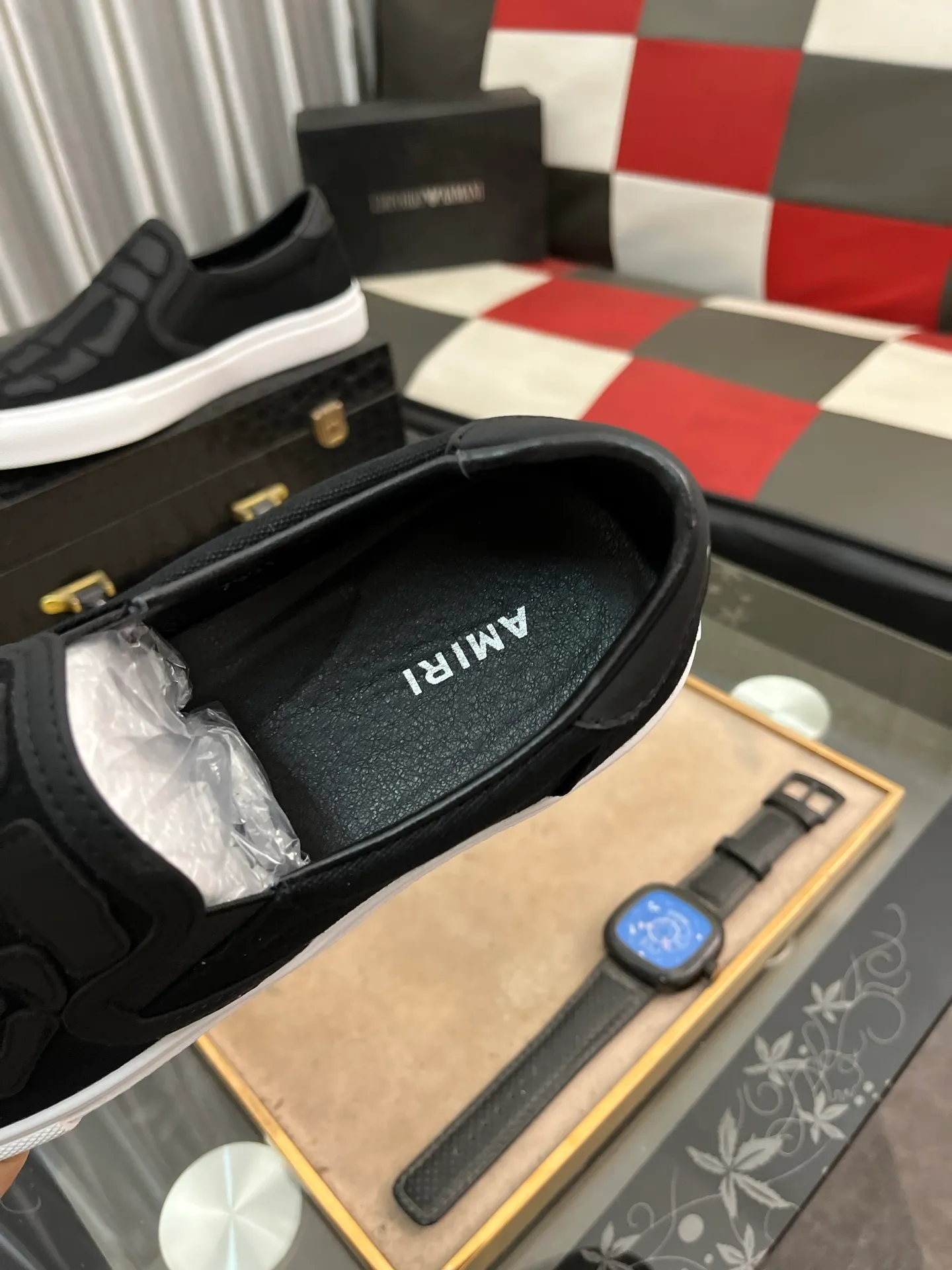 Men's men's shoes 💰420⌚️⌚️miri star shoes bone moral training shoes casual shoes amiri 2025 spring and summer star shoes bone moral training shoes micro-shaped body, the bone weaving pattern made of multi-layer genuine leather is more three-dimensional, slightly thicker and rich, and all elements are just right! The details are just right. Size: 38 to 442️⃣Colors available